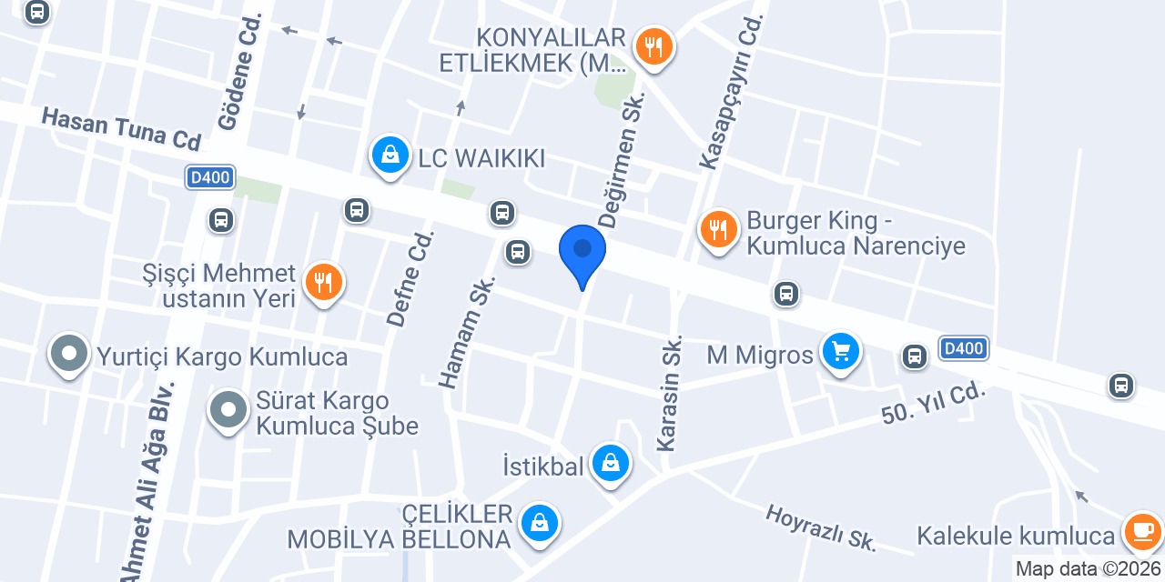 Şafak Elektrik Bobinaj konumu