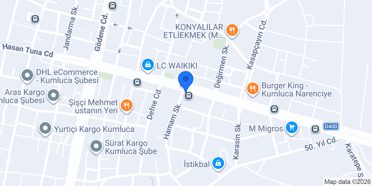 Kumluca Optik konumu