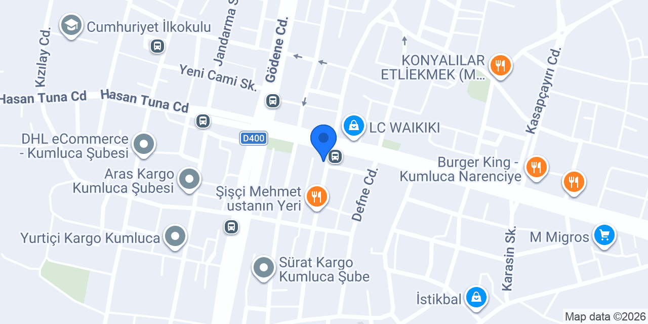 Başak Pastanesi konumu