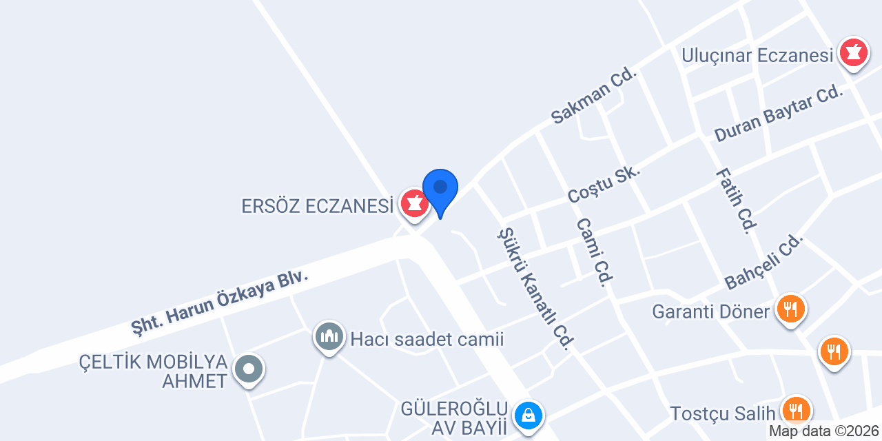 ÖZGÜN ELEKTRİK AOB İŞLETMELERİ konumu