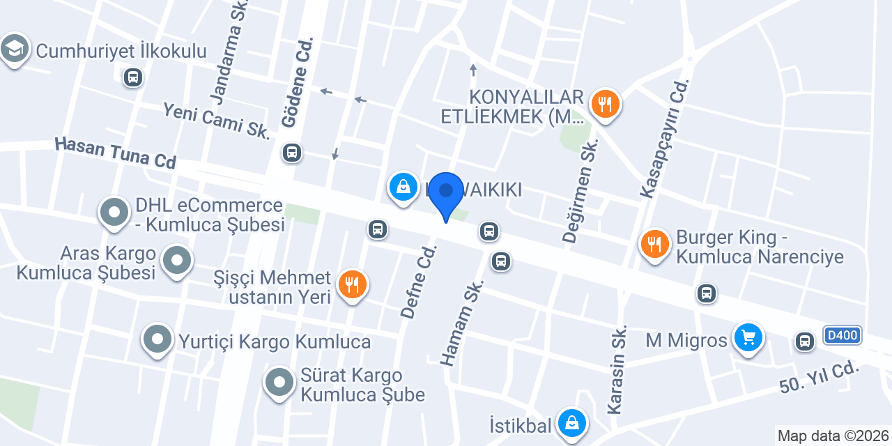 Ceylan optik konumu