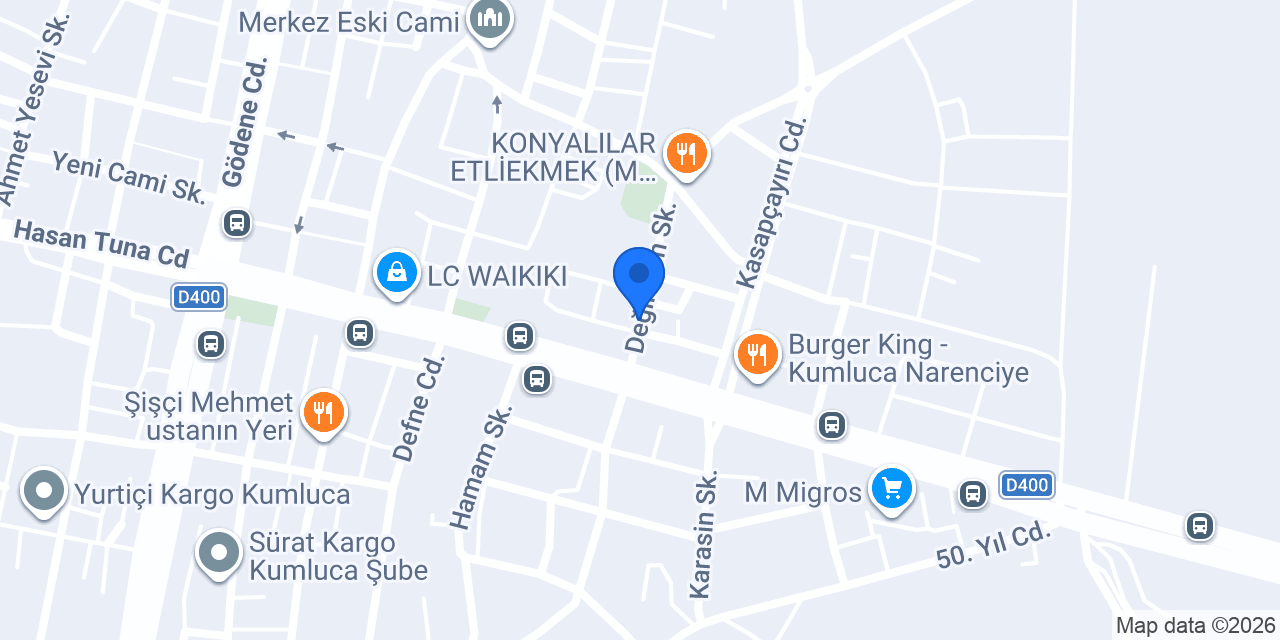 Diriliş Tost Diyarı konumu