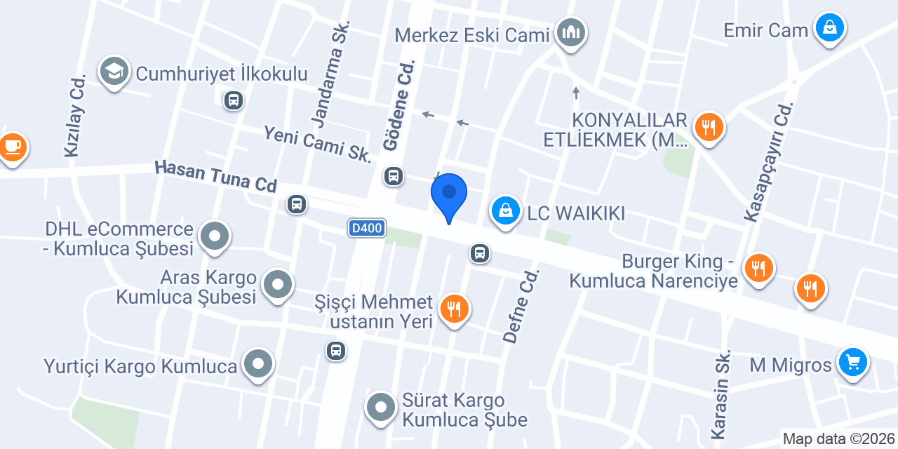 Hayat eczanesi konumu