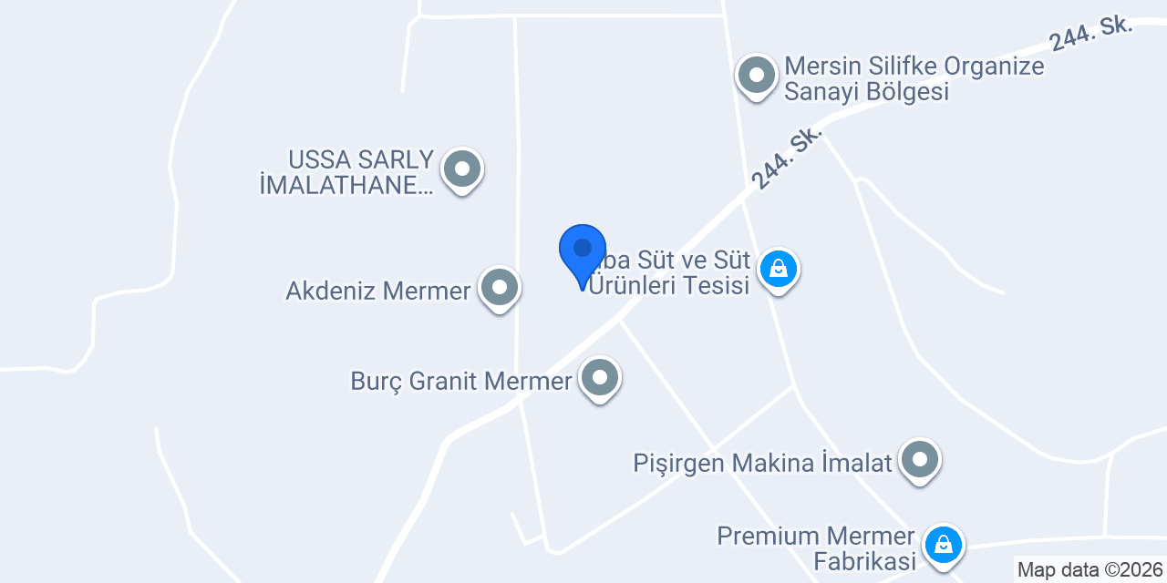 Baran Mermer konumu