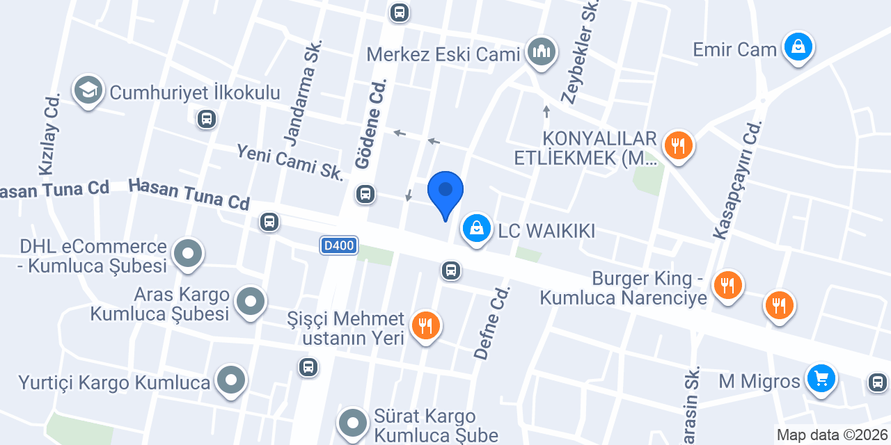 Ece Kuyumculuk konumu