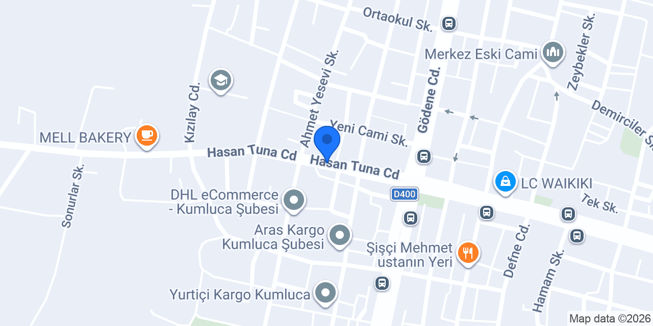 Özdemir Fast Food konumu