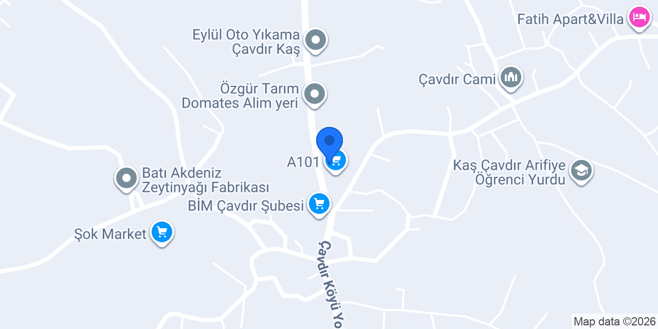 KAŞ ÇAĞDAŞ MERT SÜRÜCÜ KURSU konumu