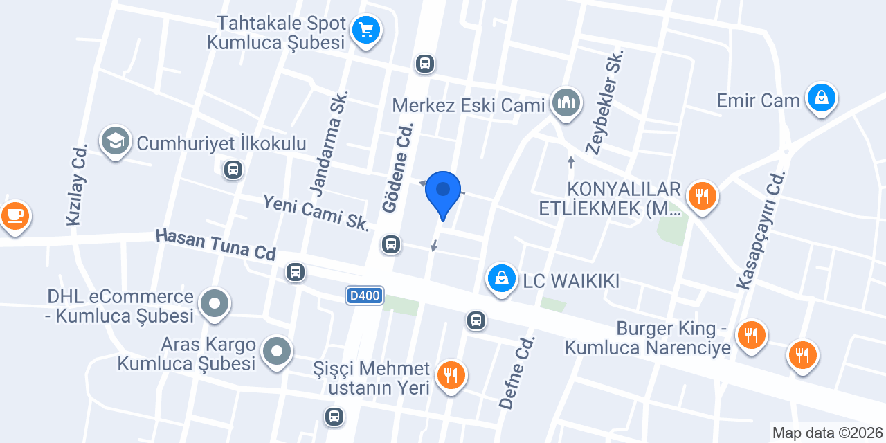 Altıntaşlar restaurant konumu