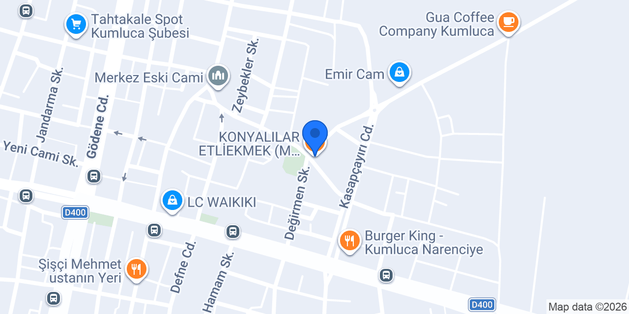KONYALILAR ETLİEKMEK (M.EMİN ACAR) konumu