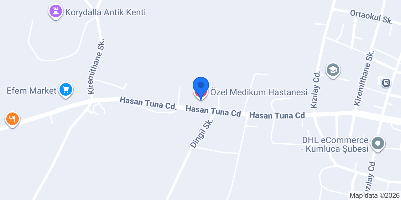 Özel Medikum Hastanesi konumu