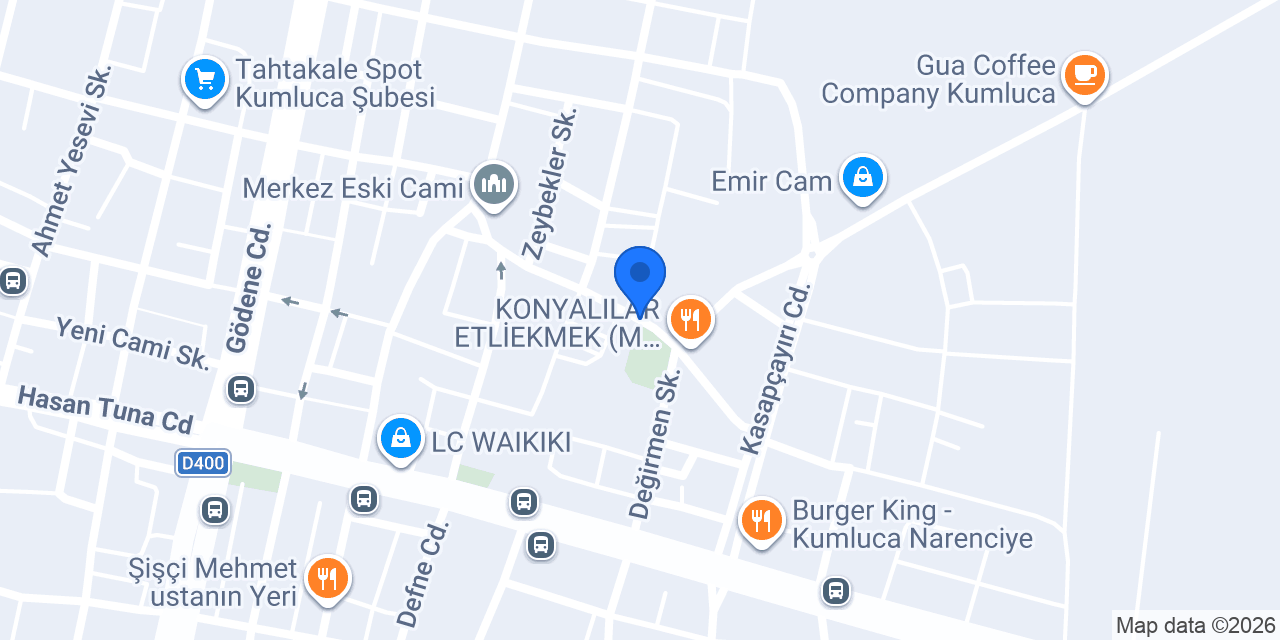 C&K hatay döner konumu