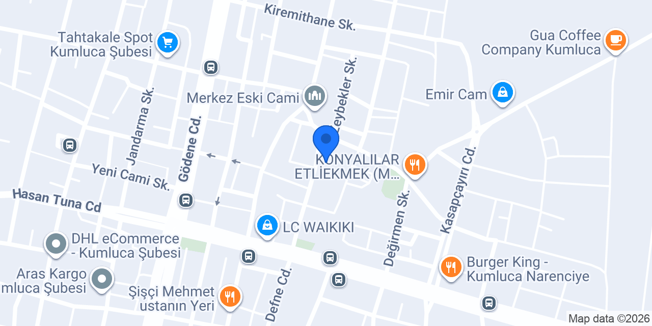 Acar Av Market konumu