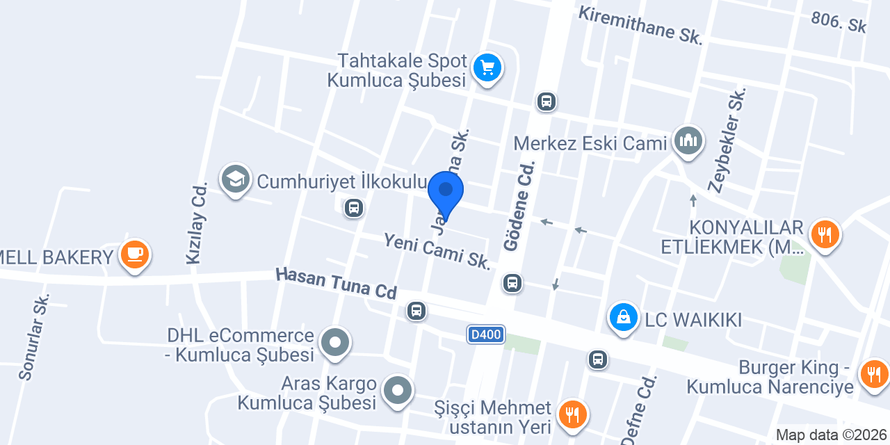 Durdaş Eczanesi konumu