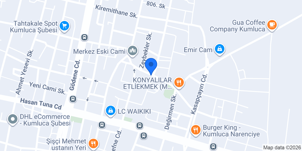 Rüya Cafe konumu