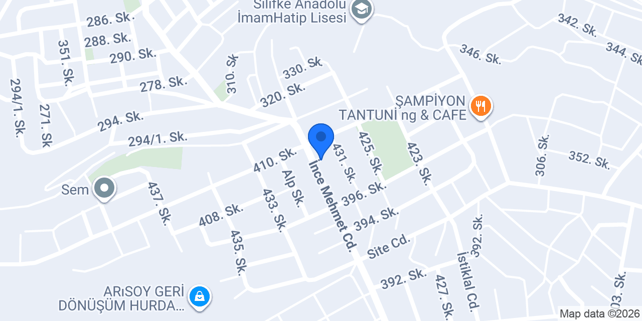 EnesPastanesi konumu