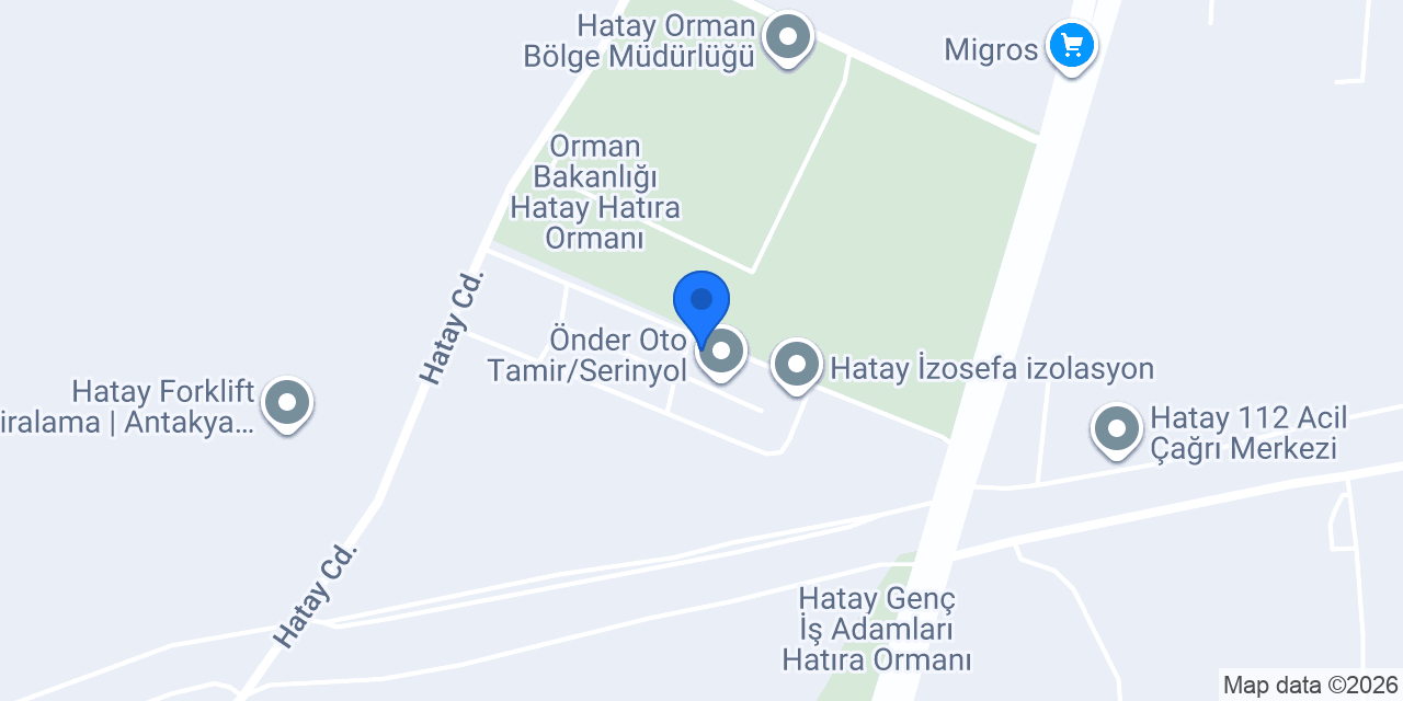Hatay Serinyol Taş Mermer konumu