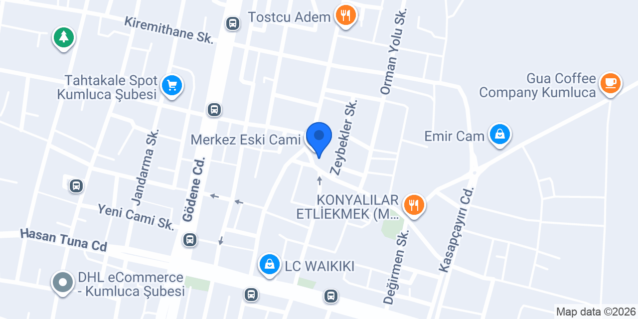 Tapu Müdürlüğü konumu