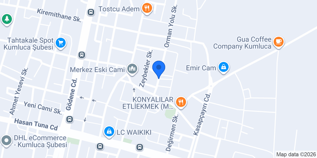 Gurme Mutfak Kumluca konumu