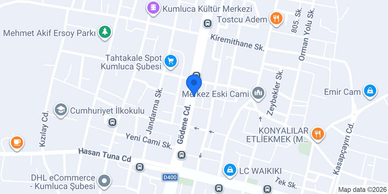 Çaybaş Elektronik konumu
