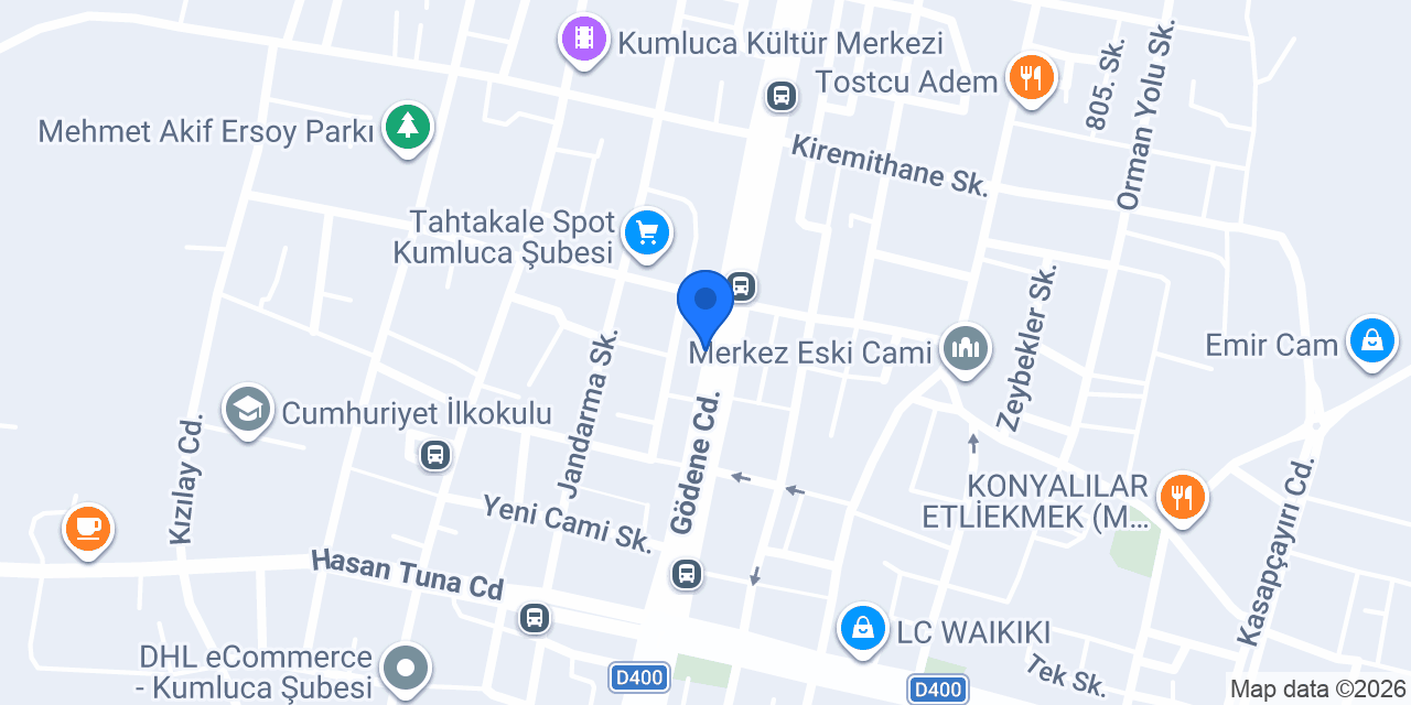 HATAY USULÜ SOSLU MELEK DÖNER konumu