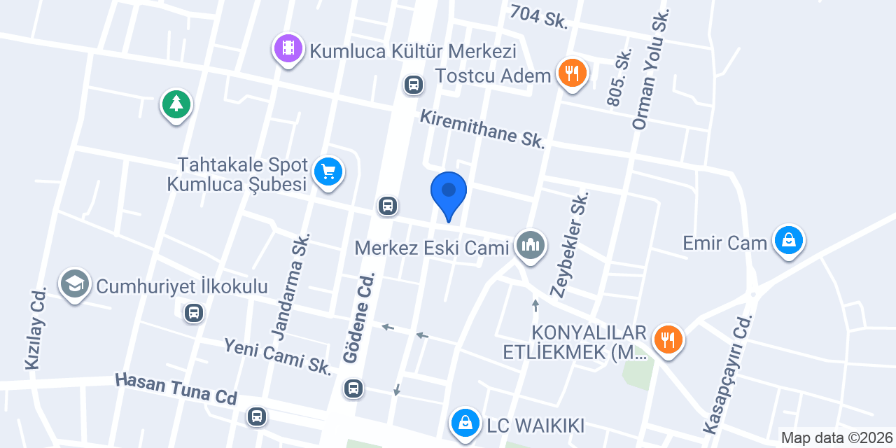 DALAMAN PERDE konumu