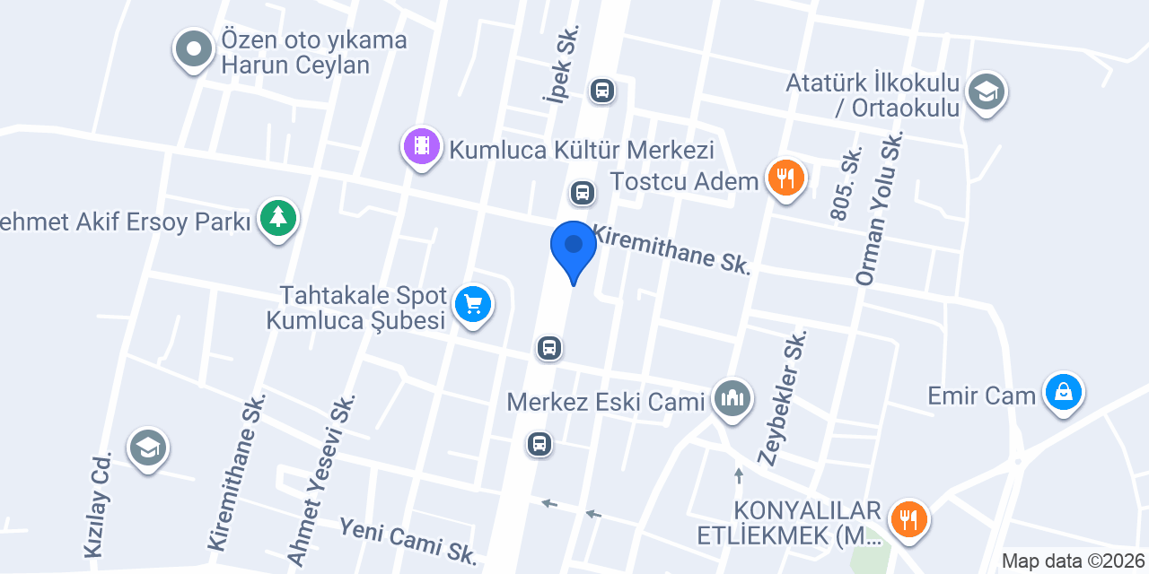 Öz Akdeniz döşeme konumu