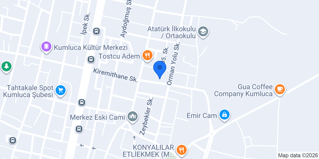 Üstün bayan kuaför salonu konumu