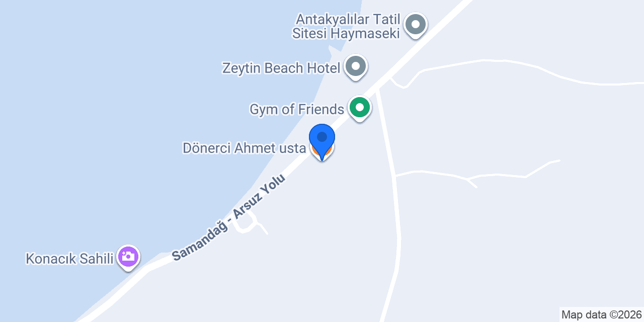 Dönerci Ahmet usta konumu