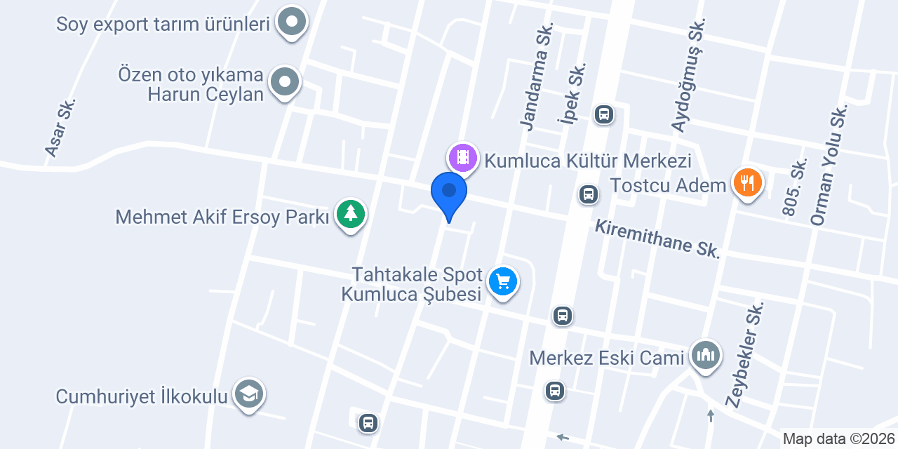 RG GAYRİMENKUL konumu