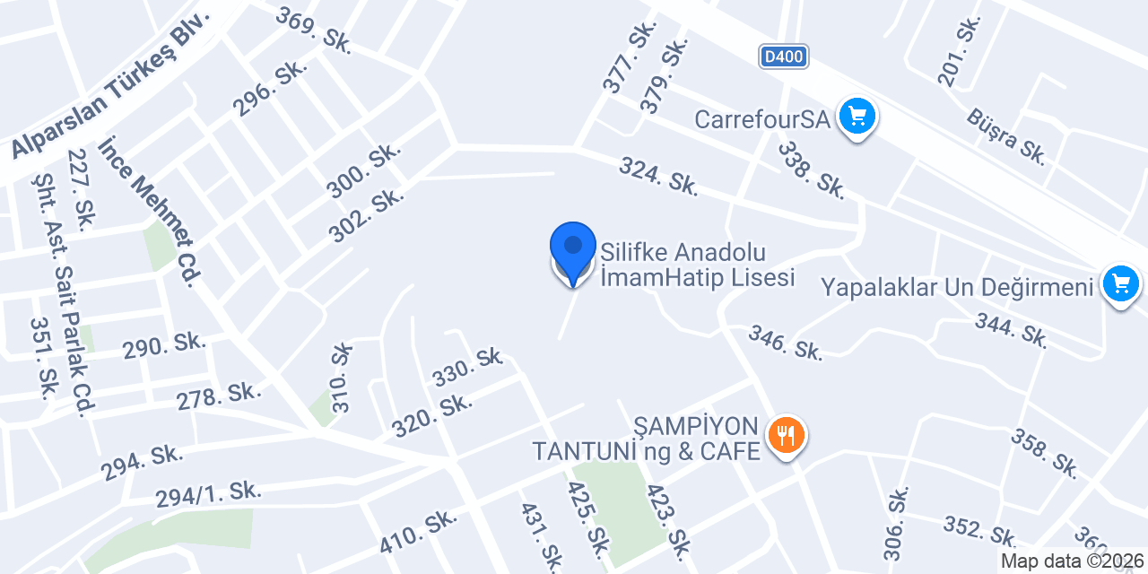Silifke Anadolu İmamHatip Lisesi konumu