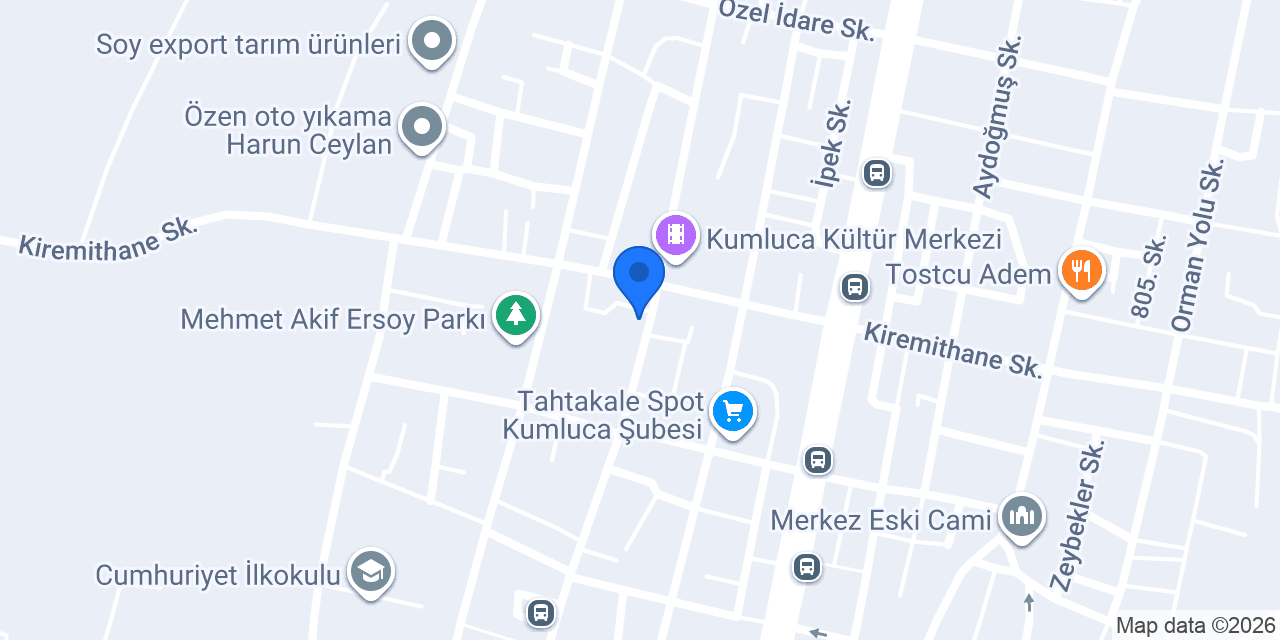 BAŞTÜRK TARIM konumu
