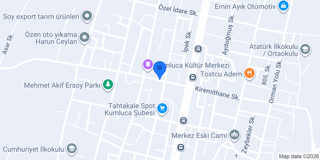Tostcu Zeki konumu
