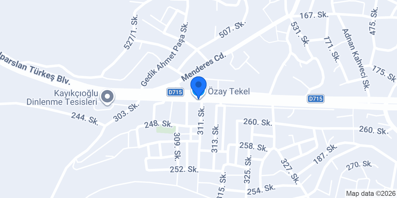 Özay Tekel konumu