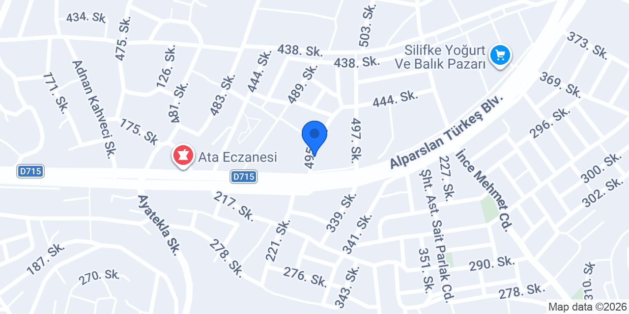 Ata Eczanesi konumu