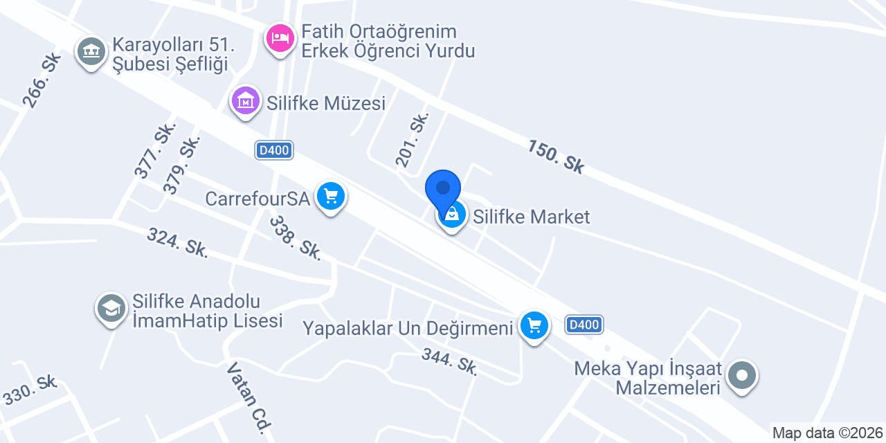SK Oto Yıkama konumu