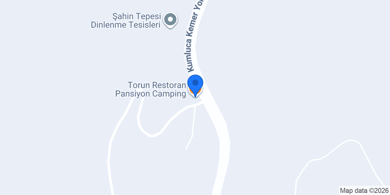Torun Restoran Pansiyon Camping konumu