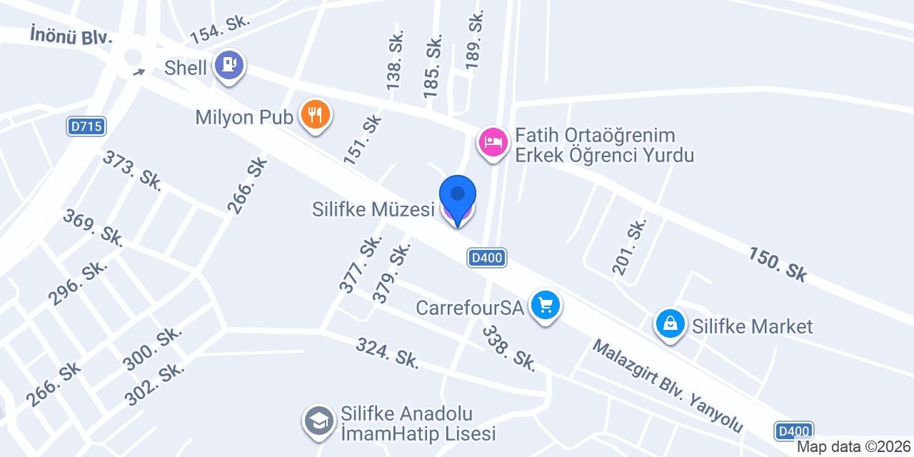 Silifke Müzesi konumu