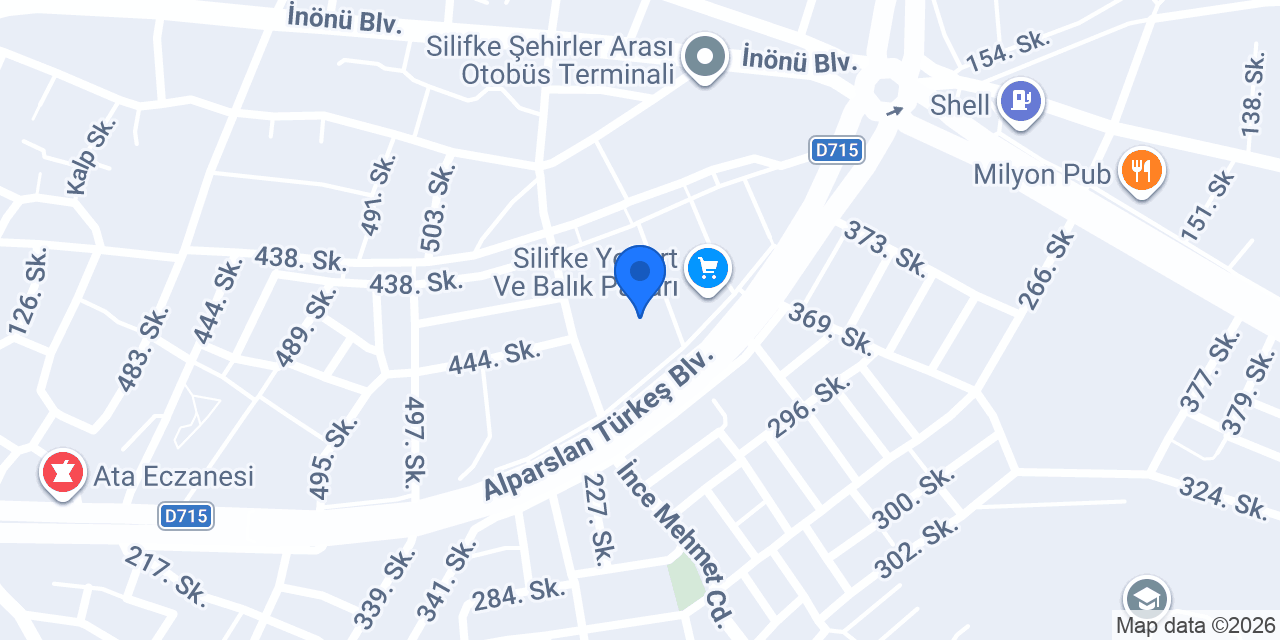 Yetkin Balıkçılık konumu
