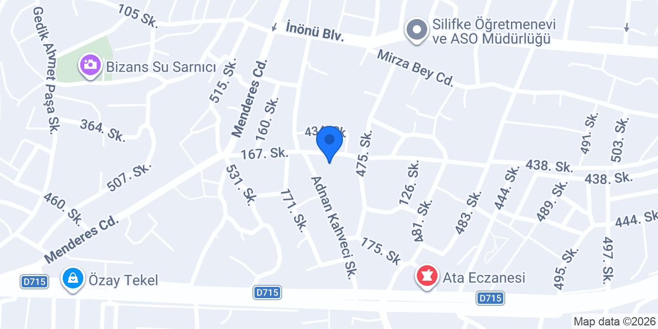 Silifke Sıhhi Tesisat ve Doğalgaz konumu