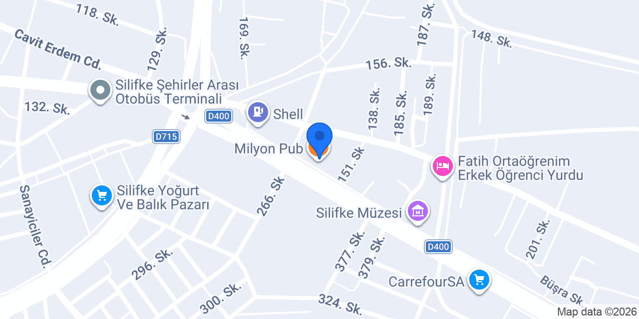Milyon Pub konumu