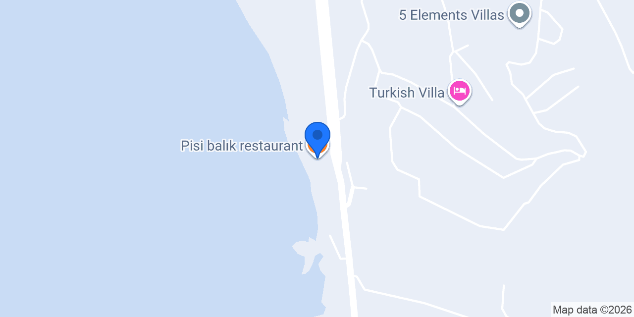 Pisi balık restaurant konumu