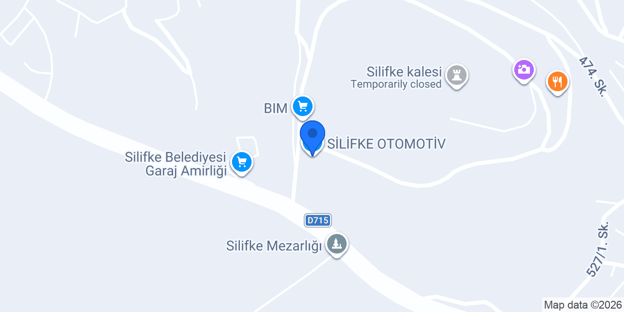SİLİFKE OTOMOTİV konumu