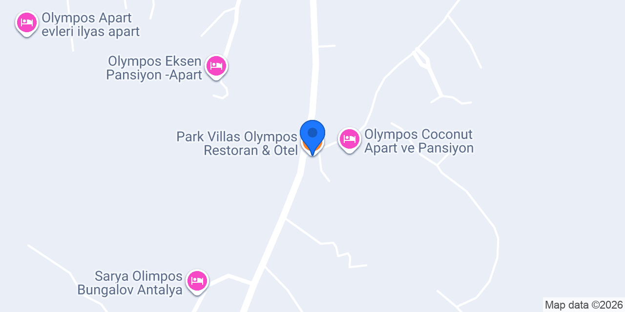 Park Villas Olympos Restoran & Otel konumu