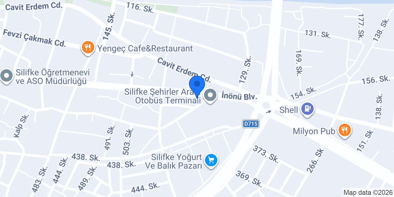 YILDIZOĞLU RENT A CAR konumu