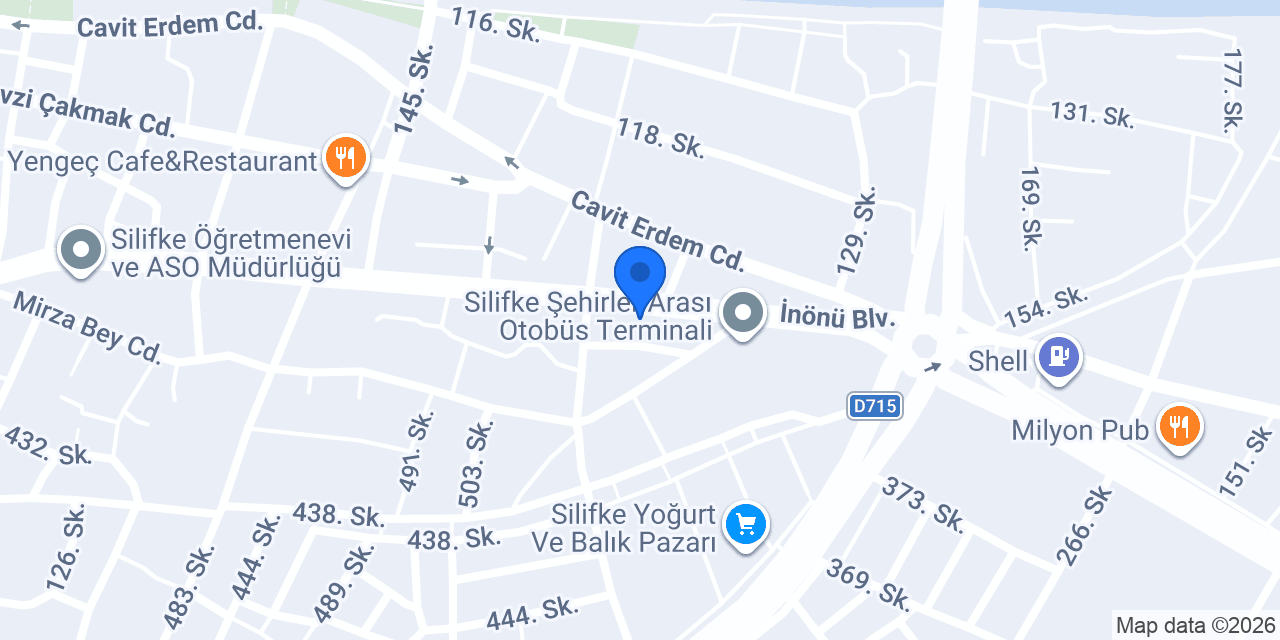 Lux Club Silifke konumu