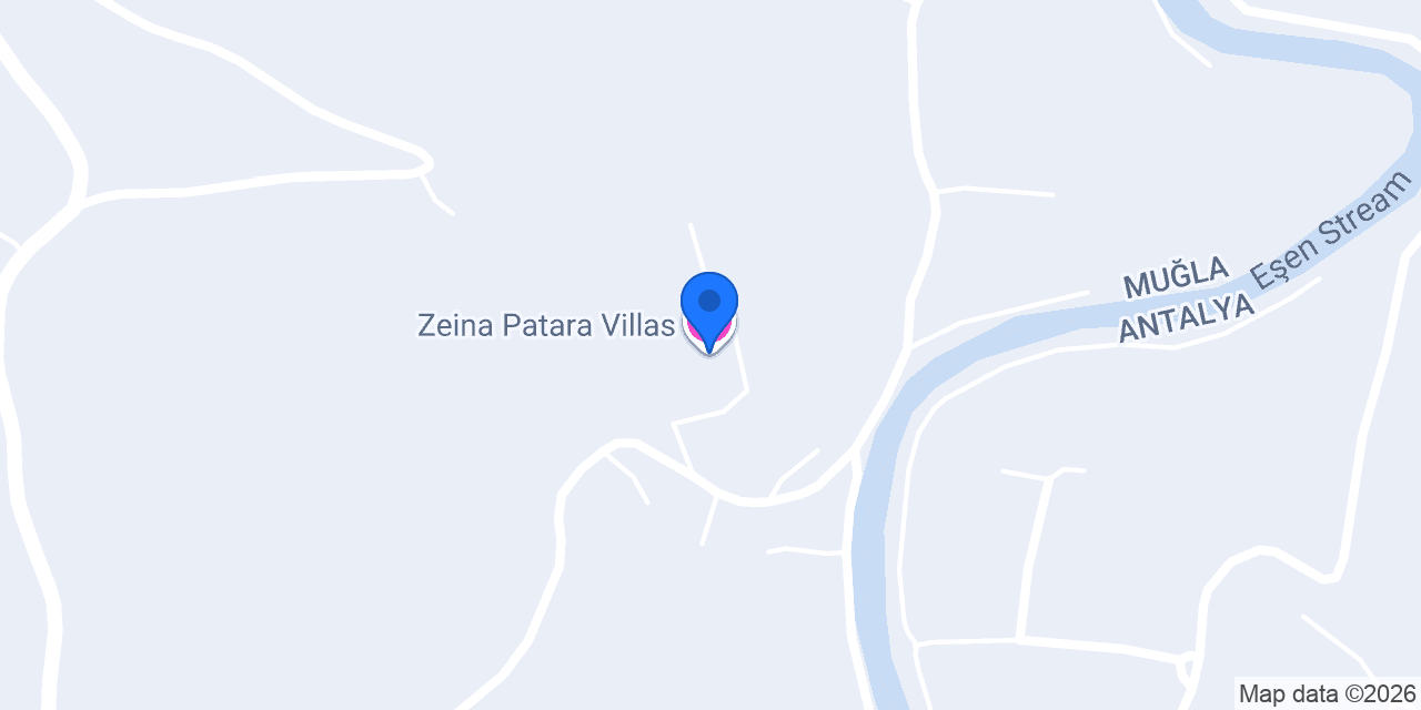 Zeina Patara Villas konumu