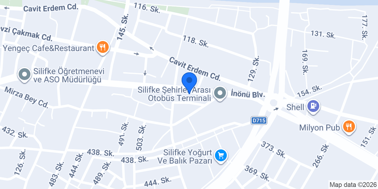 Ayatekla Otel konumu