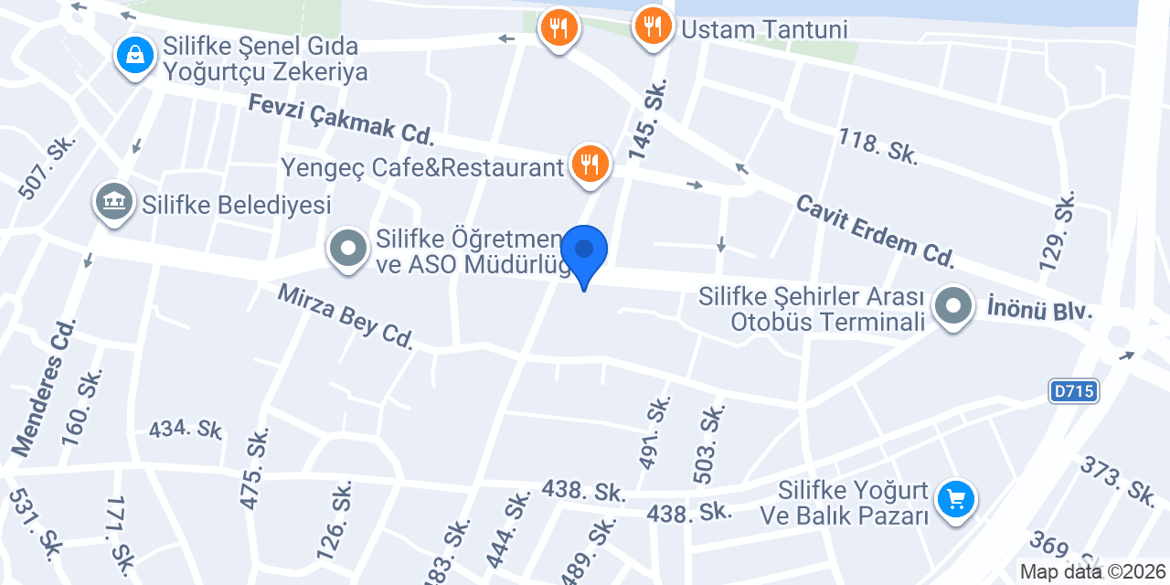 Silifke Sinav Koleji konumu