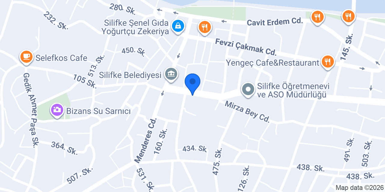 Eminevim Mersin Silifke Şube konumu