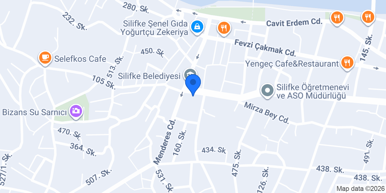 DenizBank Silifke Şubesi konumu